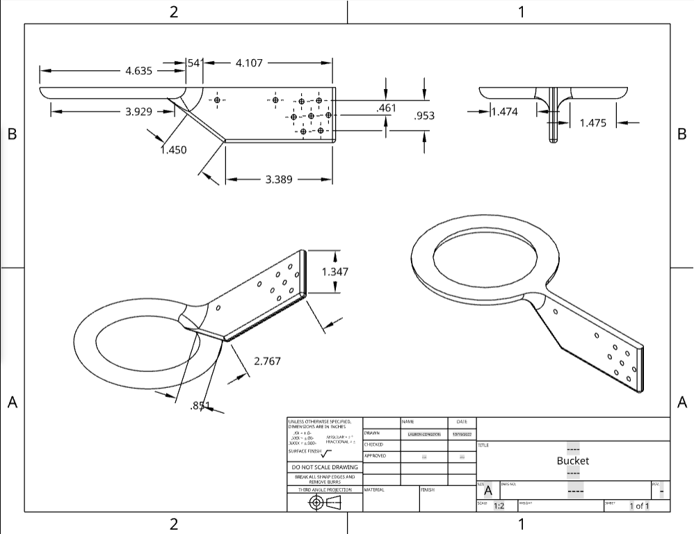 Bucket | Plan B Robotics 5309