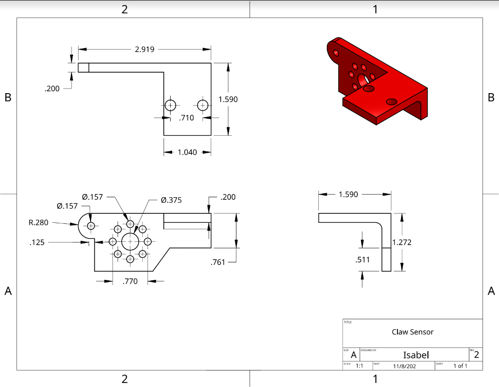 Claw Sensor | Plan B Robotics 5309